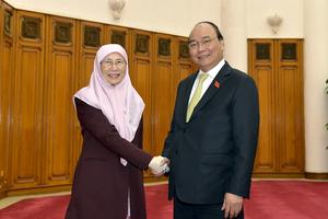 Thủ tướng tiếp Phó Thủ tướng Malaysia