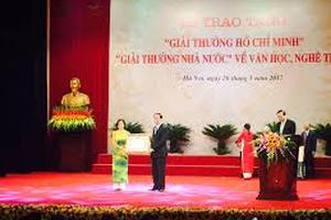 Quy định mới xét tặng Giải thưởng về văn học, nghệ thuật