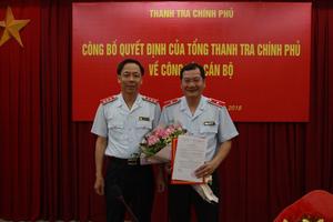 Thanh tra Chính phủ bổ nhiệm, điều động nhân sự mới