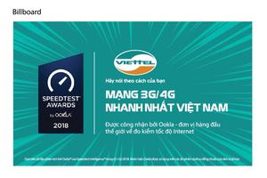Viettel là mạng di động nhanh nhất Việt Nam