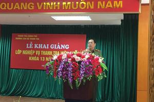 Bồi dưỡng nghiệp vụ thanh tra viên chính cho 110 cán bộ thanh tra Bộ Công an