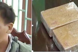 Bắt quả tang vụ thỏa thuận mua bán 2 bánh heroin 