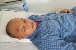 Công an phường Cầu Dền đang giải quyết vụ việc 