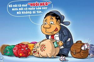 Biếm họa chống tham nhũng: Còn tiếc nuối
