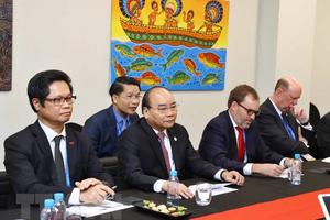 Thủ tướng Nguyễn Xuân Phúc tiếp Đoàn liên minh doanh nghiệp Hoa Kỳ