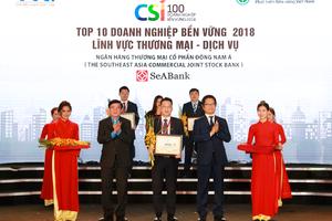 SeABank nằm trong Top 10 Doanh nghiệp bền vững Việt Nam