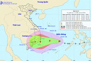 Công điện của Thủ tướng: Tập trung ứng phó với bão số 9 và mưa lũ