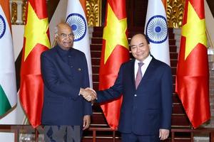 Thủ tướng Nguyễn Xuân Phúc hội kiến Tổng thống Ấn Độ Nath Kovind