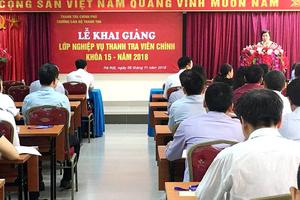 Khai giảng lớp thanh tra viên chính K15
