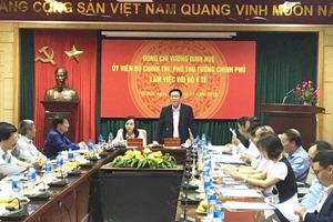 Phó Thủ tướng Vương Đình Huệ: Cắt giảm điều kiện kinh doanh phải đảm bảo cân đối về kinh tế- xã hội