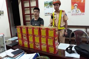 Bắc Giang: Bắt đối tượng vận chuyển 28,8 kg pháo hoa