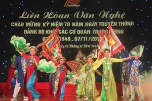 Văn nghệ kỷ niệm 70 năm truyền thống Đảng bộ Khối các cơ quan Trung ương