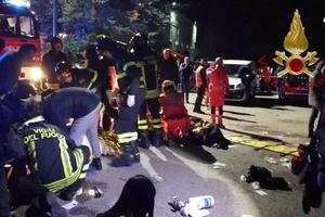 Giẫm đạp trong hộp đêm tại Italy, hơn 120 người thương vong