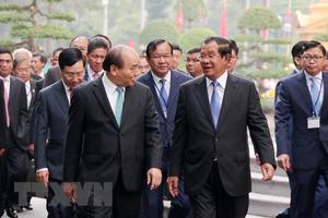 Thủ tướng Campuchia kết thúc chuyến thăm chính thức Việt Nam