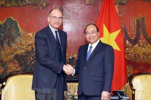 Thủ tướng Nguyễn Xuân Phúc tiếp Chủ tịch Hiệp hội Italy-ASEAN