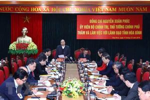 Thủ tướng Nguyễn Xuân Phúc: Hòa Bình cần tận dụng Thủ đô để phát triển