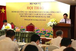 Cần bổ sung việc xóa tư cách nguyên Thứ trưởng, Bộ trưởng đã nghỉ hưu