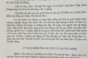 Kỷ luật 3 đảng viên ghi lô đề, cho vay nặng lãi