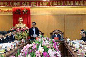 Ông Võ Văn Thưởng kiểm tra công tác phòng, chống tham nhũng ở Hà Tĩnh