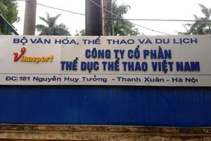 Làm rõ thông tin chuyển nhượng tài sản trái phép tại Vinasport