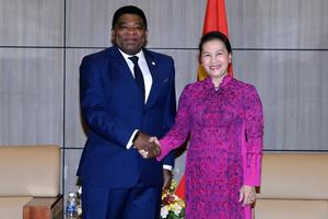 Chủ tịch Quốc hội Nguyễn Thị Kim Ngân tiếp Tổng Thư ký IPU