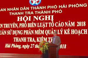 Hải Phòng: Tuyên truyền, hướng dẫn thực hiện Luật Tố cáo năm 2018
