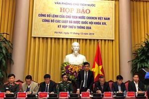 Công bố Luật Phòng, chống tham nhũng (sửa đổi)