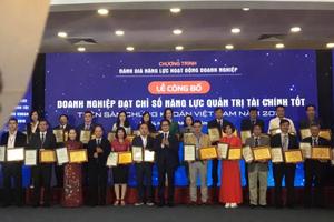 Công bố DN đạt chỉ số năng lực quản trị tài chính tốt trên sàn chứng khoán