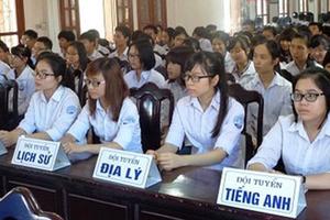 4.512 học sinh THPT "tranh tài" trong kỳ thi học sinh giỏi quốc gia 2019