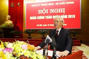 Tập trung xây dựng Quân đội vững mạnh, tuyệt đối trung thành
