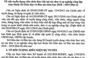 Đồng Nai còn nhiều sai phạm trong tuyển dụng công chức, viên chức