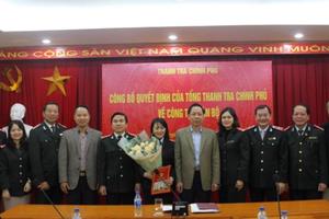 Nhân sự mới Thanh tra Chính phủ, Tòa án Nhân dân tối cao