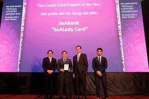 Thẻ Tín dụng Quốc tế SeALady vinh dự được The Asian Banker bình chọn là “Sản phẩm thẻ tín dụng tiêu biểu của năm 2018”