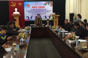 Bầu chọn 11 vận động viên thể thao tiêu biểu thành phố