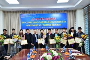 Đại học Điện lực: Tuyên dương tập thể và cá nhân đoạt giải trong các kỳ thi Olympic 