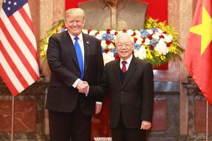 Tổng Bí thư, Chủ tịch nước Nguyễn Phú Trọng tiếp Tổng thống Trump