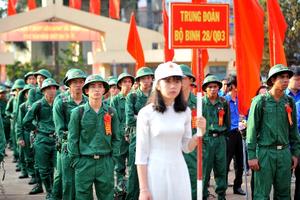 2.250 thanh niên Gia Lai lên đường nhập ngũ