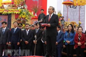 Phó Thủ tướng Trương Hòa Bình dự lễ cày tịch điền tại tỉnh Hà Nam