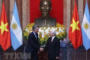 Tổng thống Cộng hòa Argentina kết thúc chuyến thăm tới Việt Nam