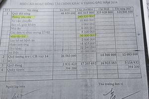 Thu tiền bệnh nhân bằng... “sổ viết tay”