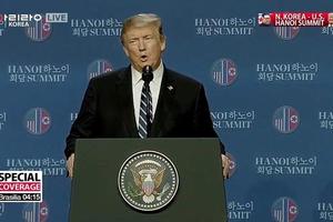 Tổng thống Trump họp báo: Chưa phải là thời điểm thích hợp ký văn bản chung