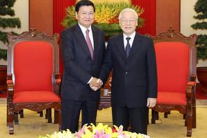 Báo chí Lào đánh giá cao chuyến thăm của Tổng Bí thư, Chủ tịch nước