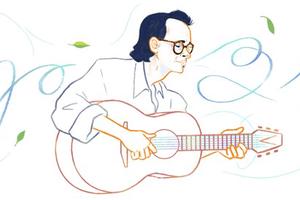 Nhạc sỹ Trịnh Công Sơn được tôn vinh trên Google Doodles