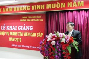 Khai giảng lớp nghiệp vụ thanh tra viên cao cấp