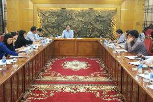 Phó Tổng Thanh tra Trần Ngọc Liêm làm việc với Văn phòng 