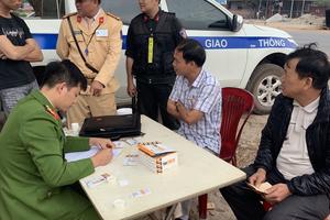 Bắc Giang: Ra quân đợt 3 tổng kiểm soát ngăn chặn lái xe có sử dụng ma túy