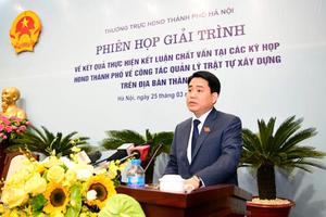 Chủ tịch Hà Nội “hứa” xử nghiêm cán bộ tiếp tay, hợp thức hóa công trình sai phạm