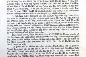 Cần làm rõ để tránh oan sai