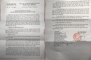 Chủ tịch Hà Nội kết luận: Người dân tố cáo Chủ tịch UBND quận Bắc Từ Liêm bao che cho sai phạm là có cơ sở