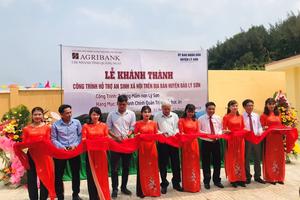 Khánh thành trường mầm non tại Lý Sơn do Agribank tài trợ 